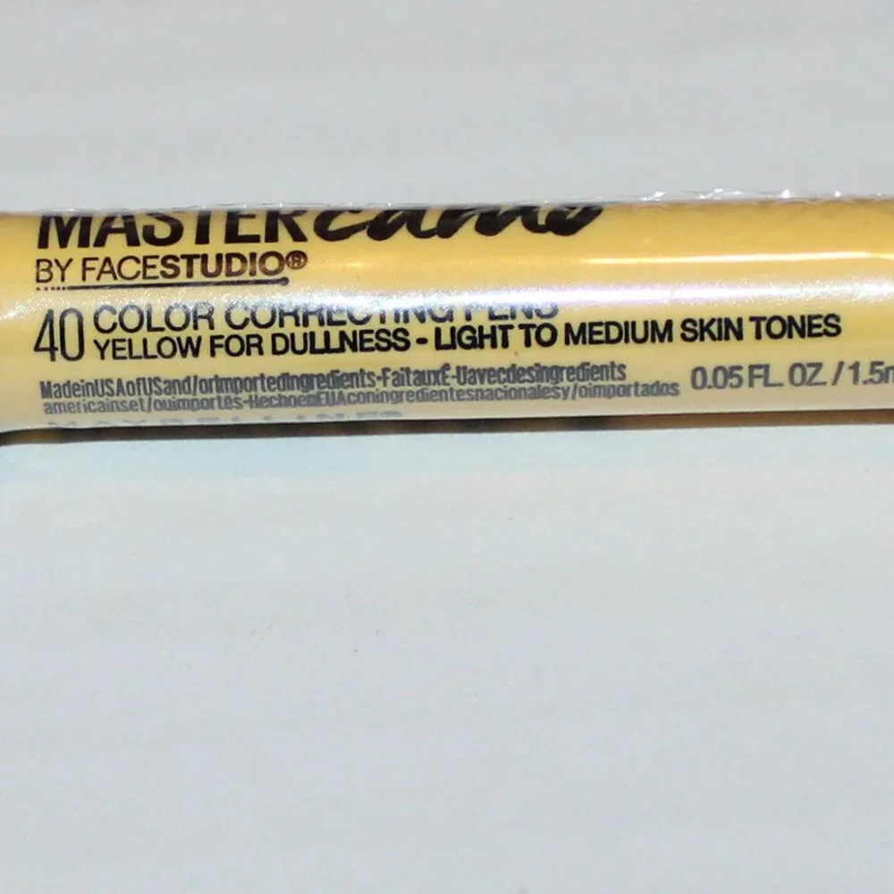 New Maybelline Master Camo Color Correcting Pen Face Studio 40 Yellow Concealer